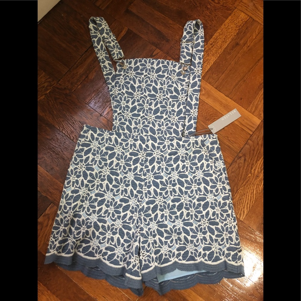 Related Blue Floral Playsuit - Picture 2 of 5